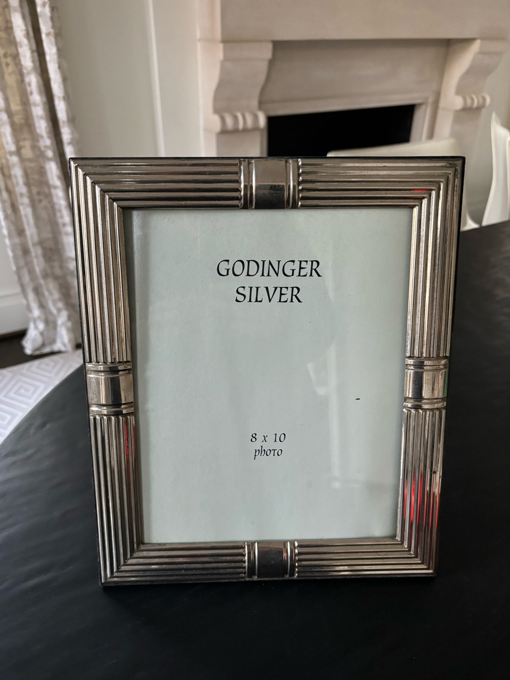 Godinger Silver Photo Picture Frame 8x10 or 5x7 with Mat Vintage Style - Picture 3 of 7